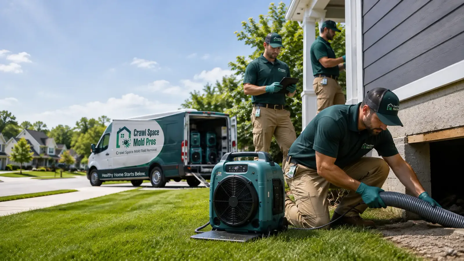 Crawl Space Mold Removal in Arnolds Park, IA